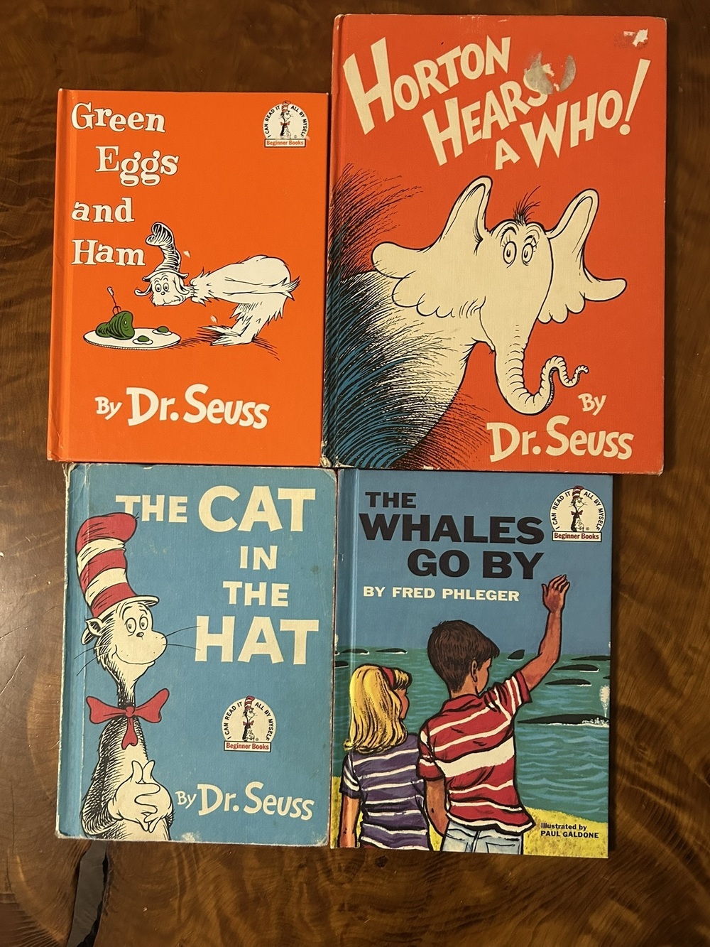 Vintage Dr. Seuss & Beginner Books Hardcover Lot (Set of 4)